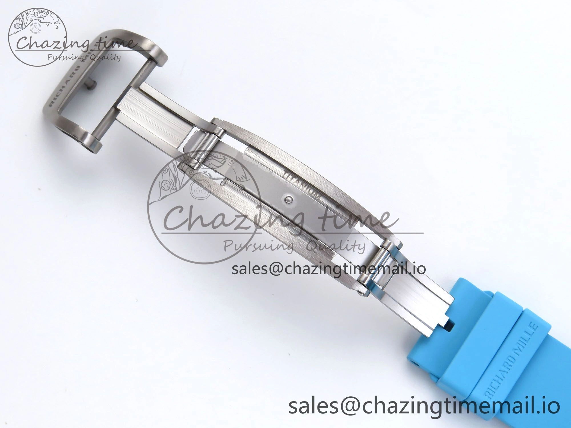 FastDry RM055 NTPT APSF 1:1 Best Edition Blue Bezel Blue Crown on Rubber Strap RMUL2 Super Clone 9230