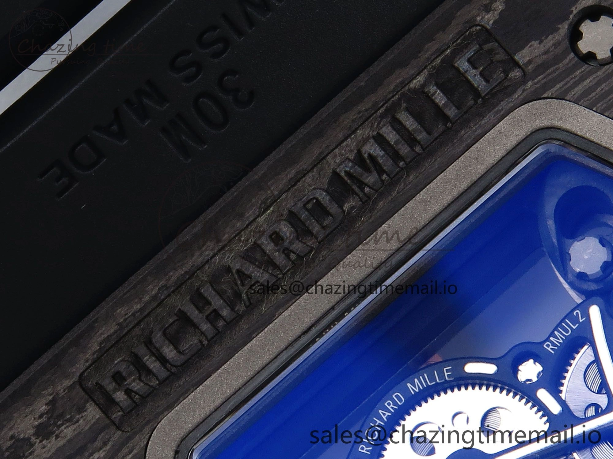 RM055 NTPT APSF 1:1 Best Edition RG Bezel Black Crown on Rubber Strap RMUL2 Super Clone FastDry 9232