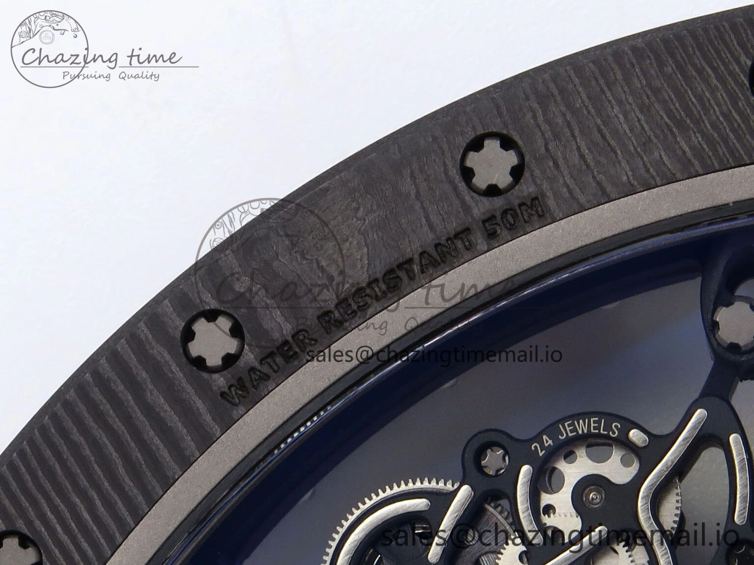 SportInspired RM055 NTPT APSF 1:1 Best Edition White Bezel Red Crown on Rubber Strap RMUL2 Super Clone 9234