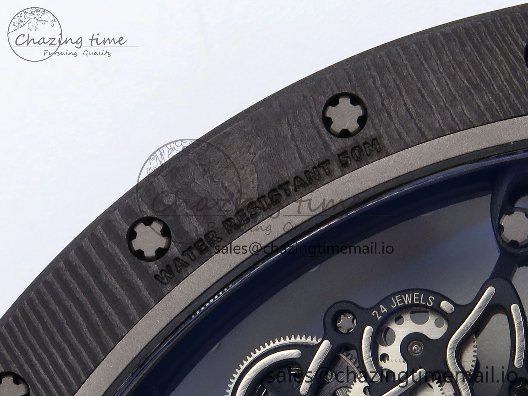SportInspired RM055 NTPT APSF 1:1 Best Edition White Bezel Red Crown on Rubber Strap RMUL2 Super Clone 9234