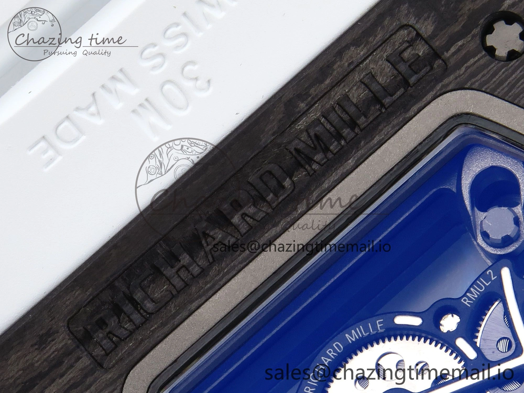 RM055 NTPT APSF 1:1 Best Edition White Bezel White Crown on Rubber Strap RMUL2 Super Clone Sophisticated 9237