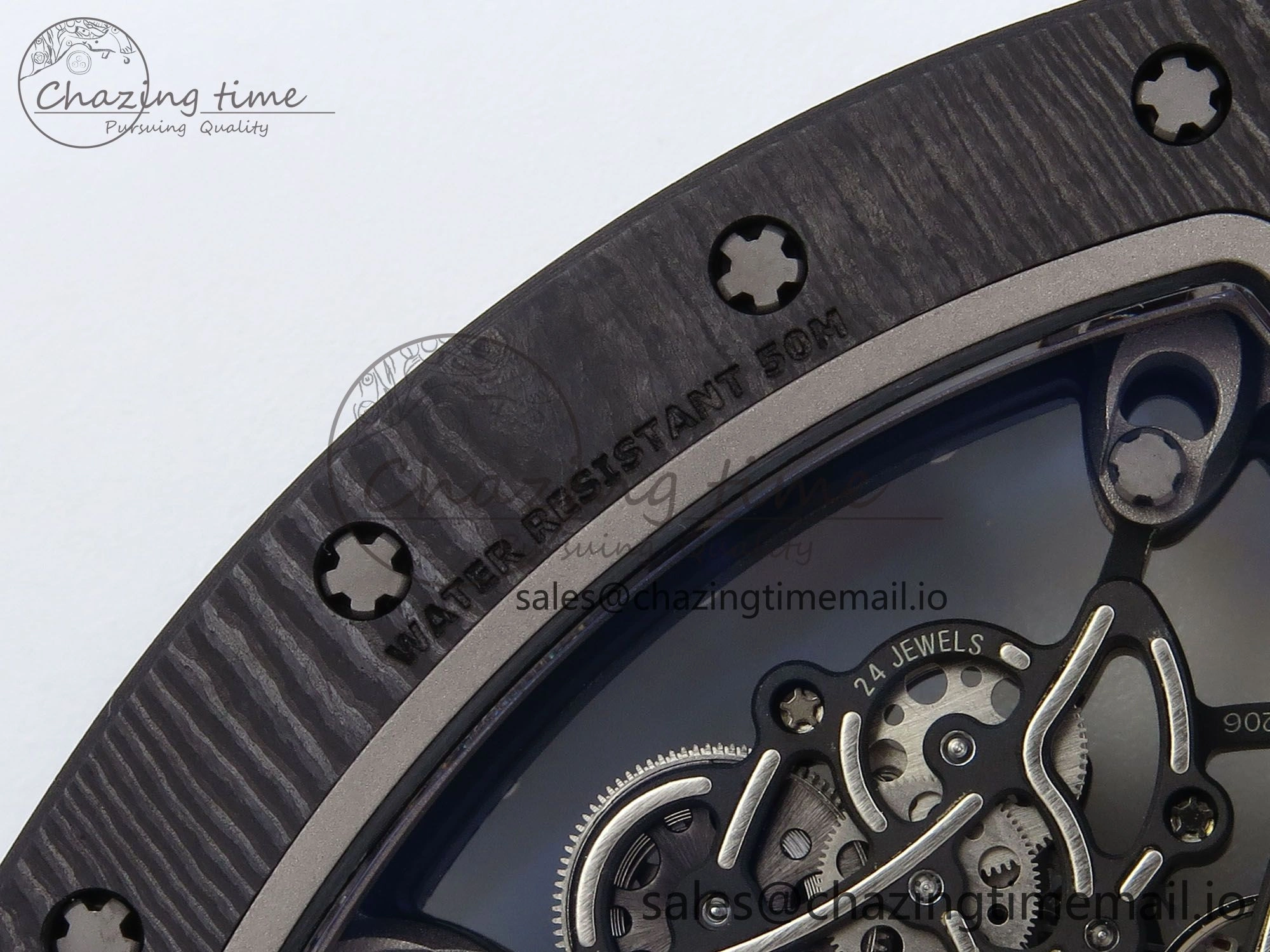 RM055 NTPT APSF 1:1 Best Edition White Bezel White Crown on Rubber Strap RMUL2 Super Clone Sophisticated 9237