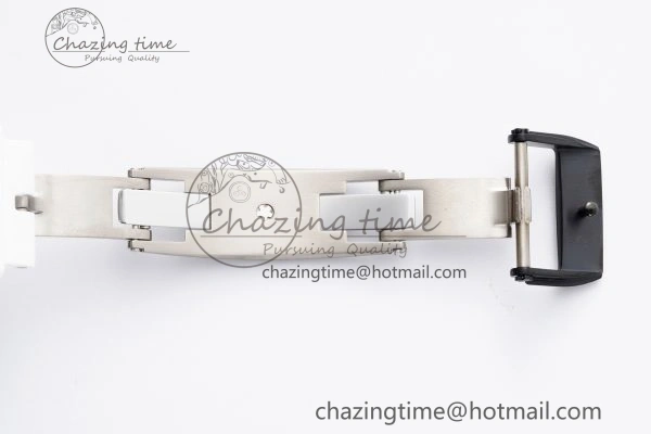 RM055 NTPT BBR Best Edition Skeleton Blue Dial on White Rubber Strap Clone RMUL RelaxedFit 9369