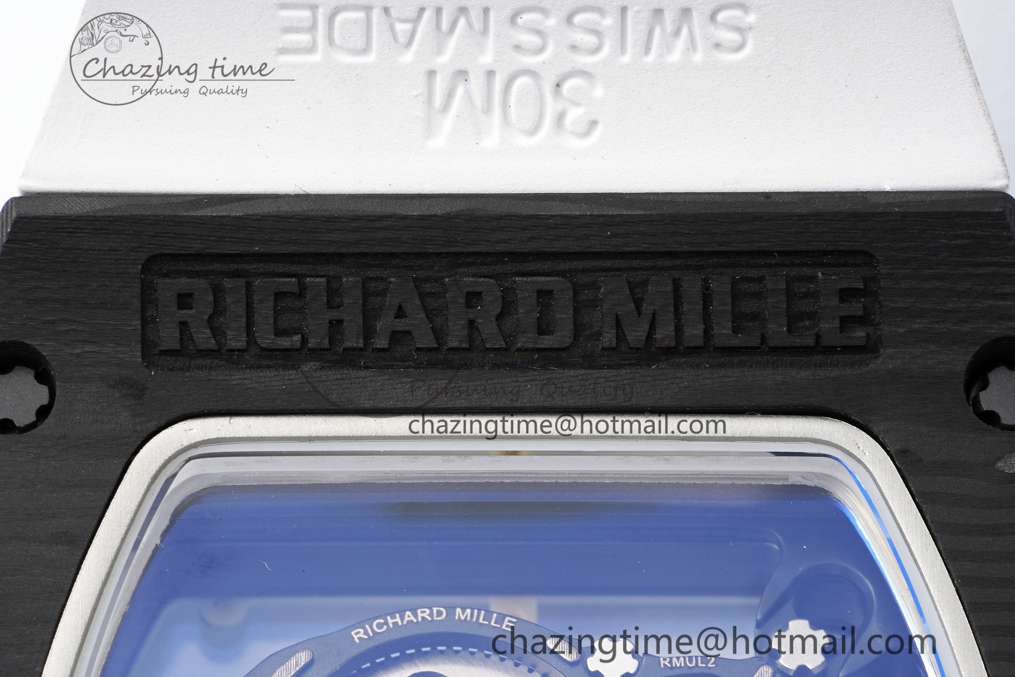 RM055 NTPT BBR Best Edition Skeleton White Dial on White Rubber Strap Clone RMUL FashionForward 9372