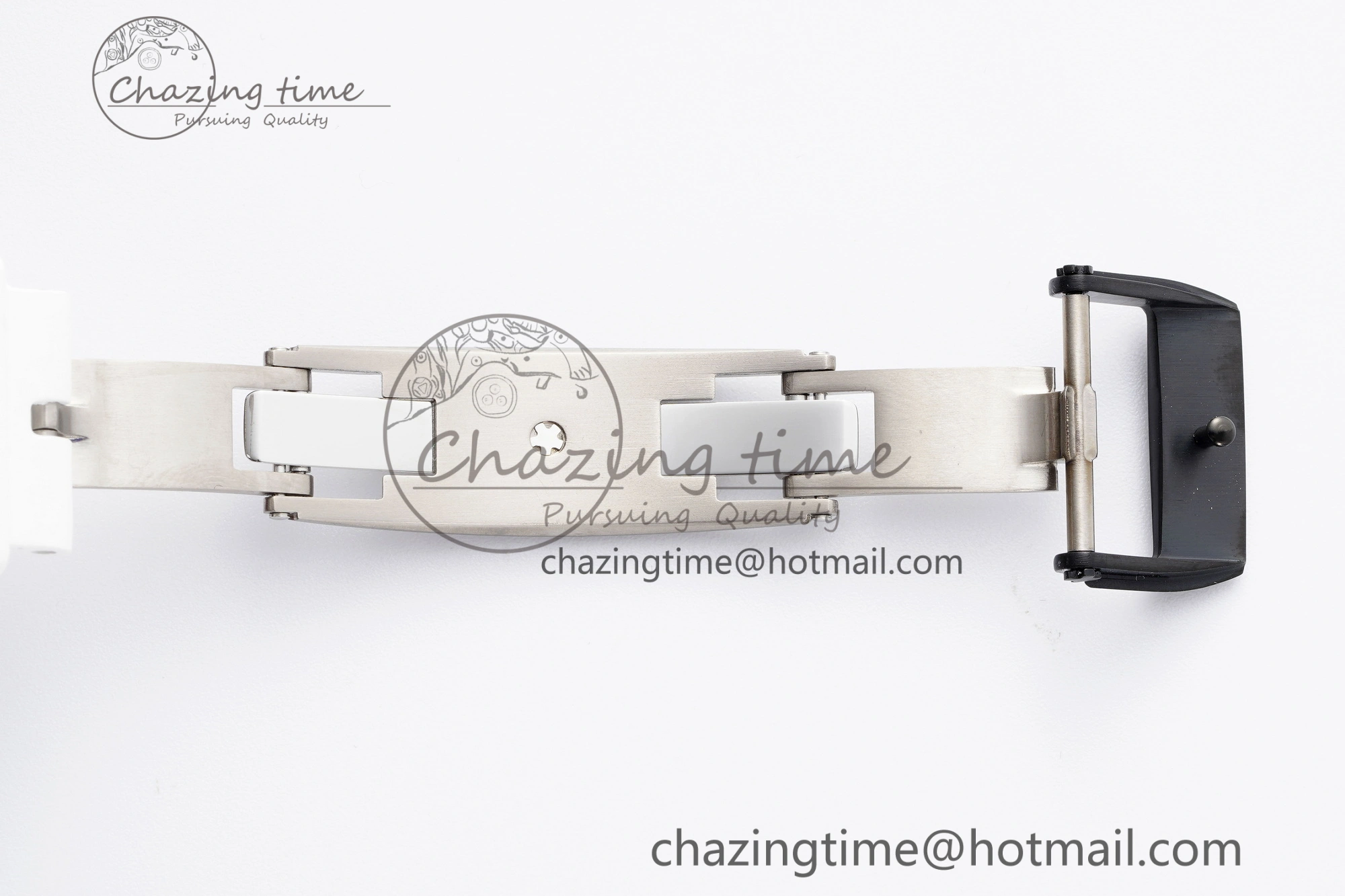 RM055 NTPT BBR Best Edition Skeleton White Dial on White Rubber Strap Clone RMUL FashionForward 9372
