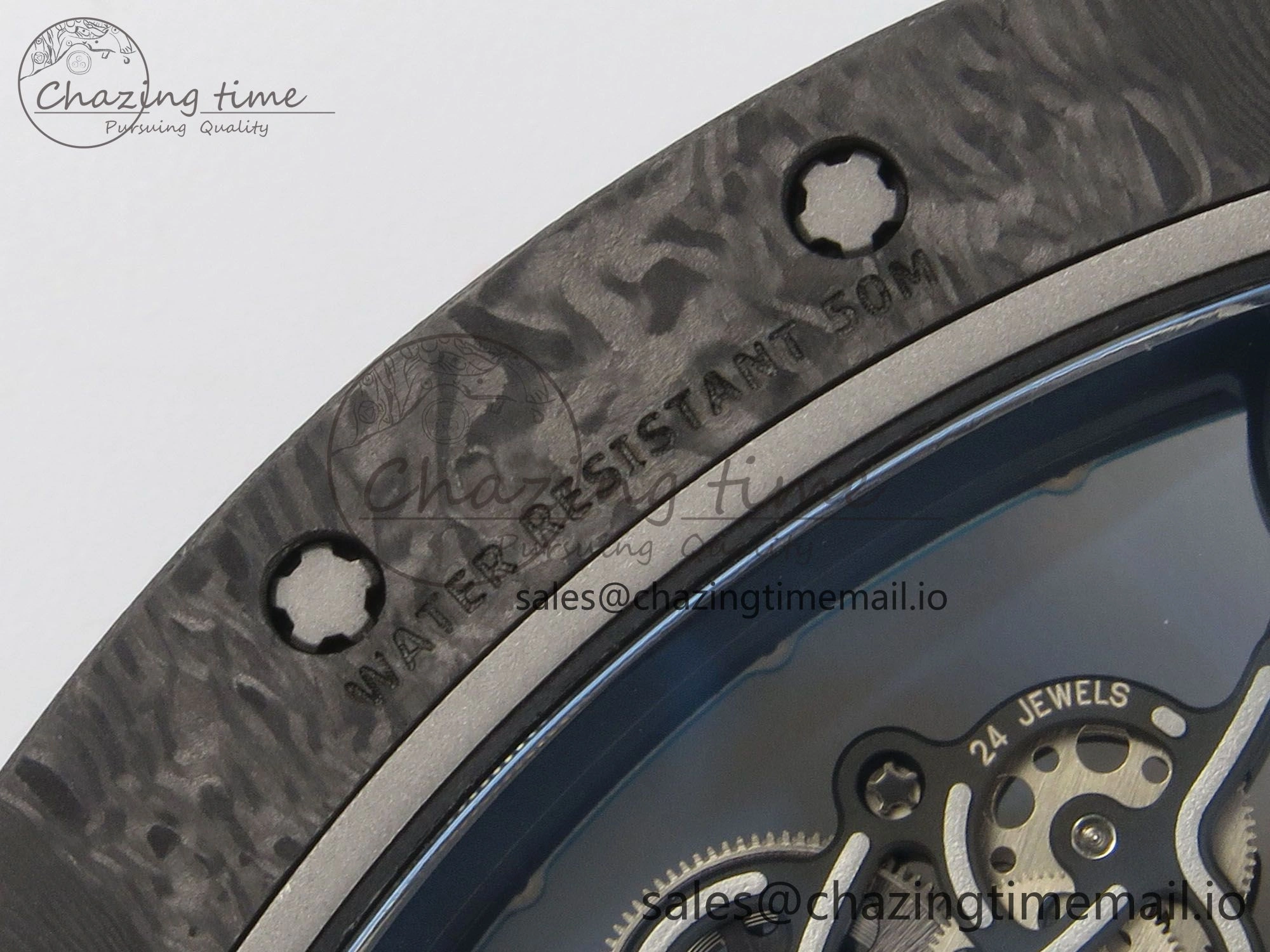 RM055 NTPT KVF 1:1 Best Edition Blue White Inner Bezel Blue Crown on White Rubber Strap RMUL2 Super Clone Affordable 9175