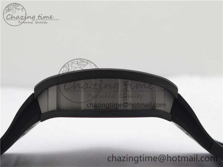 Versatile RM055 NTPT KVF Best Edition Skeleton Dial Black Crown on Black Rubber Strap MIYOTA8215 V 9427
