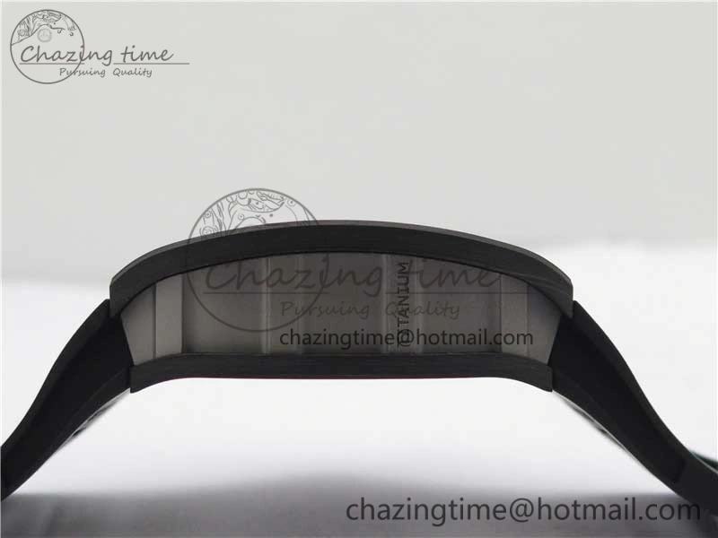 Versatile RM055 NTPT KVF Best Edition Skeleton Dial Black Crown on Black Rubber Strap MIYOTA8215 V 9427