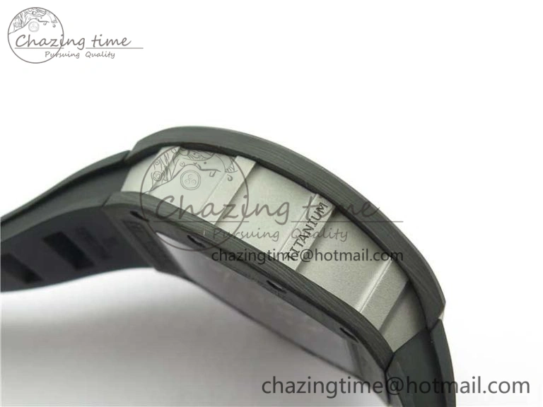 Versatile RM055 NTPT KVF Best Edition Skeleton Dial Black Crown on Black Rubber Strap MIYOTA8215 V 9427