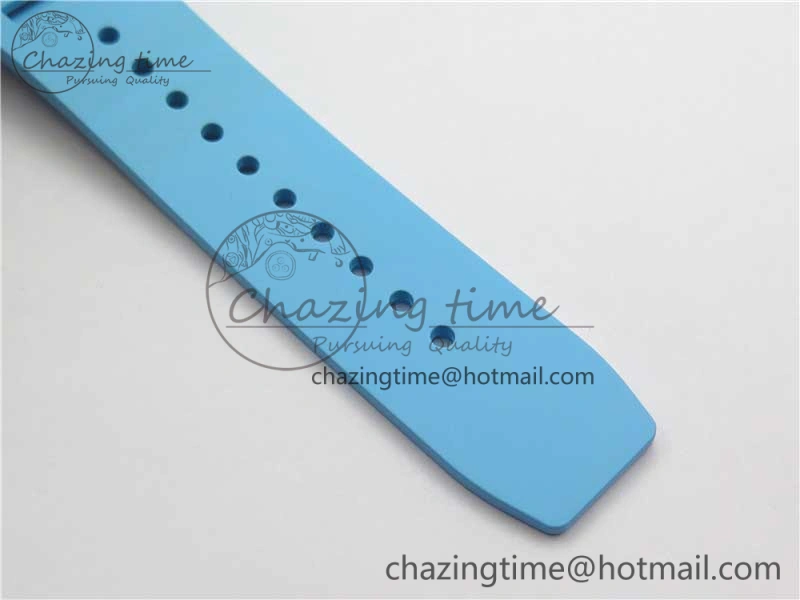 Soft RM055 NTPT KVF Best Edition Skeleton Dial Blue on Blue Rubber Strap MIYOTA8215 V 9415