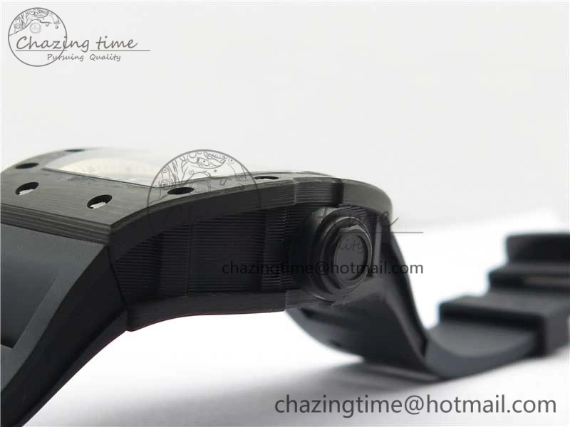StreetReady RM055 NTPT KVF Best Edition Skeleton Dial Gold on Black Rubber Strap MIYOTA8215 V 9411