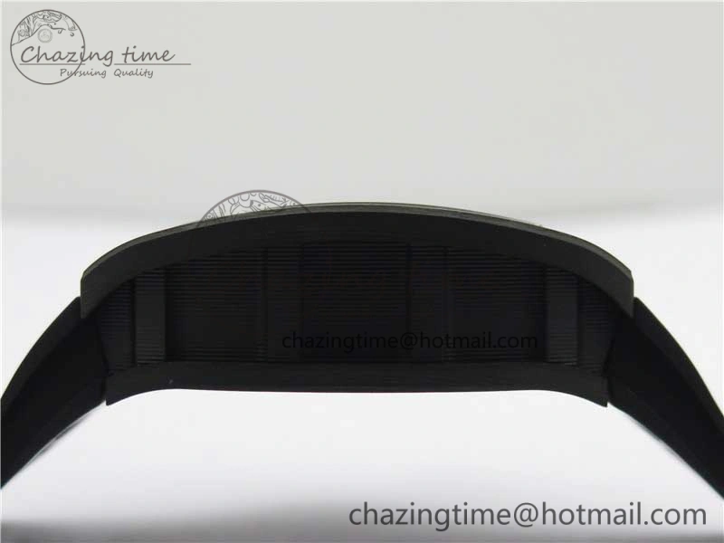 StreetReady RM055 NTPT KVF Best Edition Skeleton Dial Gold on Black Rubber Strap MIYOTA8215 V 9411