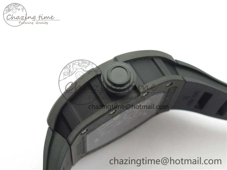 StreetReady RM055 NTPT KVF Best Edition Skeleton Dial Gold on Black Rubber Strap MIYOTA8215 V 9411