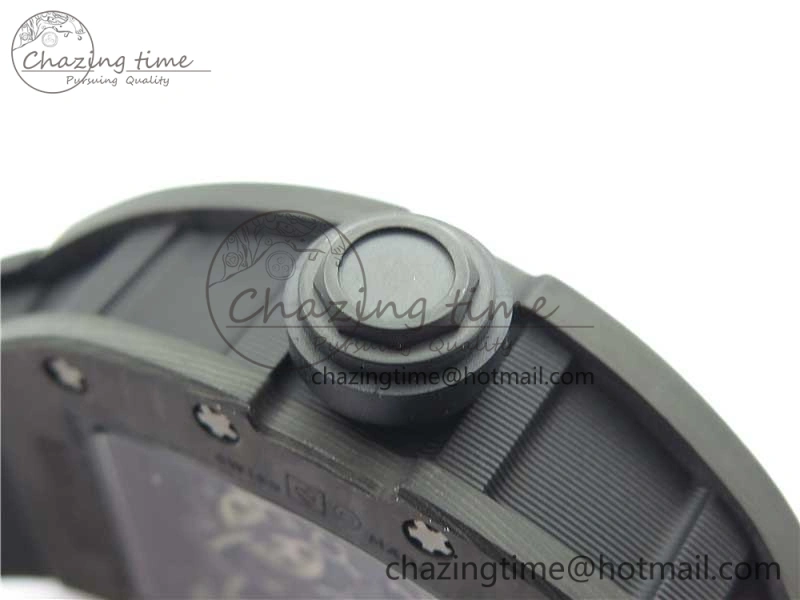 StreetReady RM055 NTPT KVF Best Edition Skeleton Dial Gold on Black Rubber Strap MIYOTA8215 V 9411