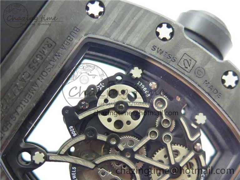 StreetReady RM055 NTPT KVF Best Edition Skeleton Dial Gold on Black Rubber Strap MIYOTA8215 V 9411