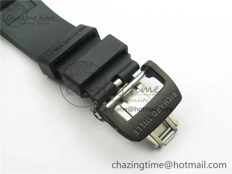 StreetReady RM055 NTPT KVF Best Edition Skeleton Dial Gold on Black Rubber Strap MIYOTA8215 V 9411