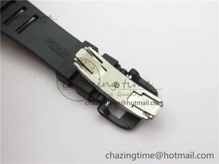 StreetReady RM055 NTPT KVF Best Edition Skeleton Dial Gold on Black Rubber Strap MIYOTA8215 V 9411