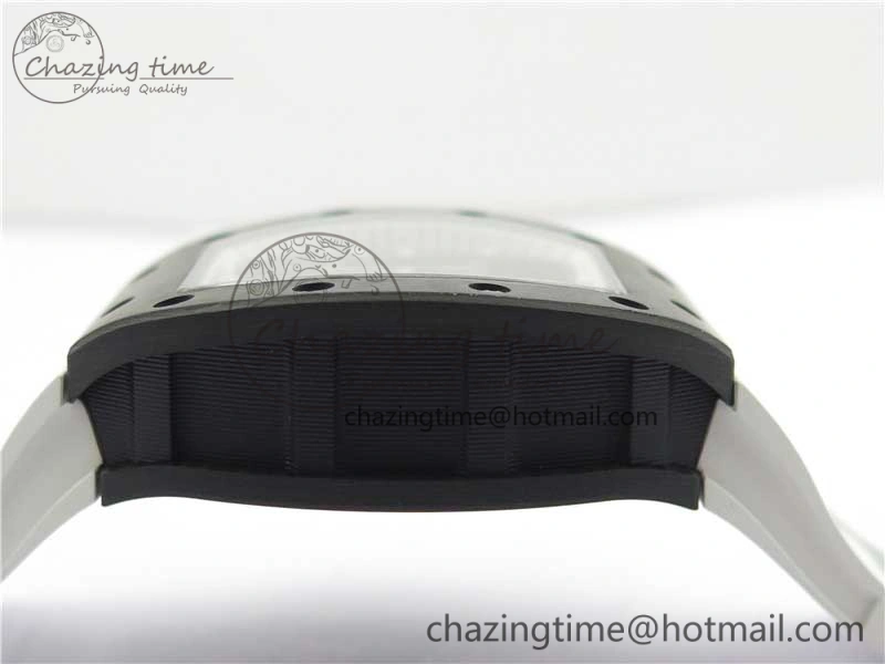 Snug RM055 NTPT KVF Best Edition Skeleton Dial Red Crown on White Rubber Strap MIYOTA8215 V 9412