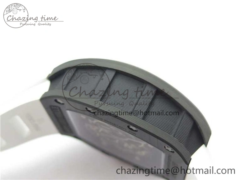 Snug RM055 NTPT KVF Best Edition Skeleton Dial Red Crown on White Rubber Strap MIYOTA8215 V 9412
