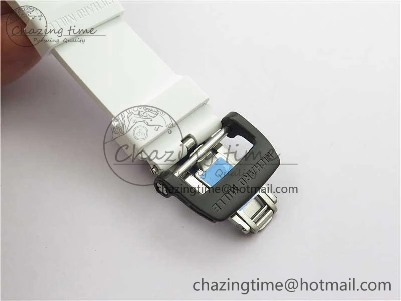 Snug RM055 NTPT KVF Best Edition Skeleton Dial Red Crown on White Rubber Strap MIYOTA8215 V 9412