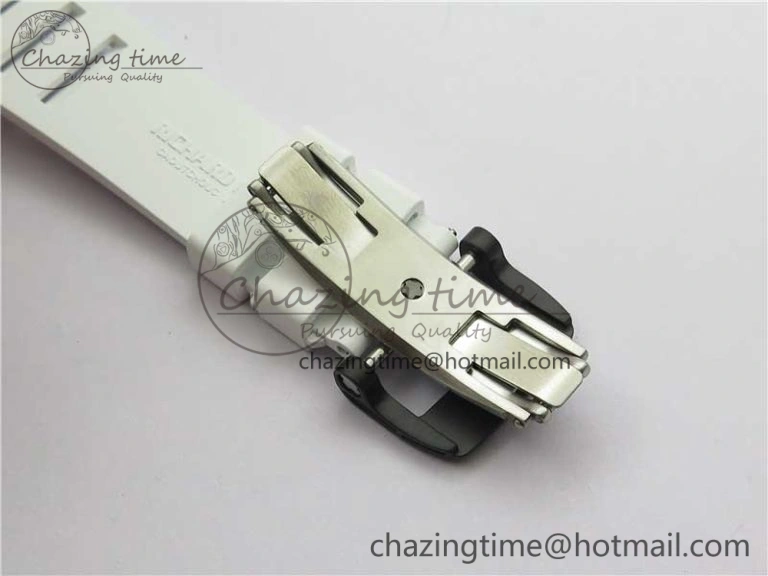 Snug RM055 NTPT KVF Best Edition Skeleton Dial Red Crown on White Rubber Strap MIYOTA8215 V 9412