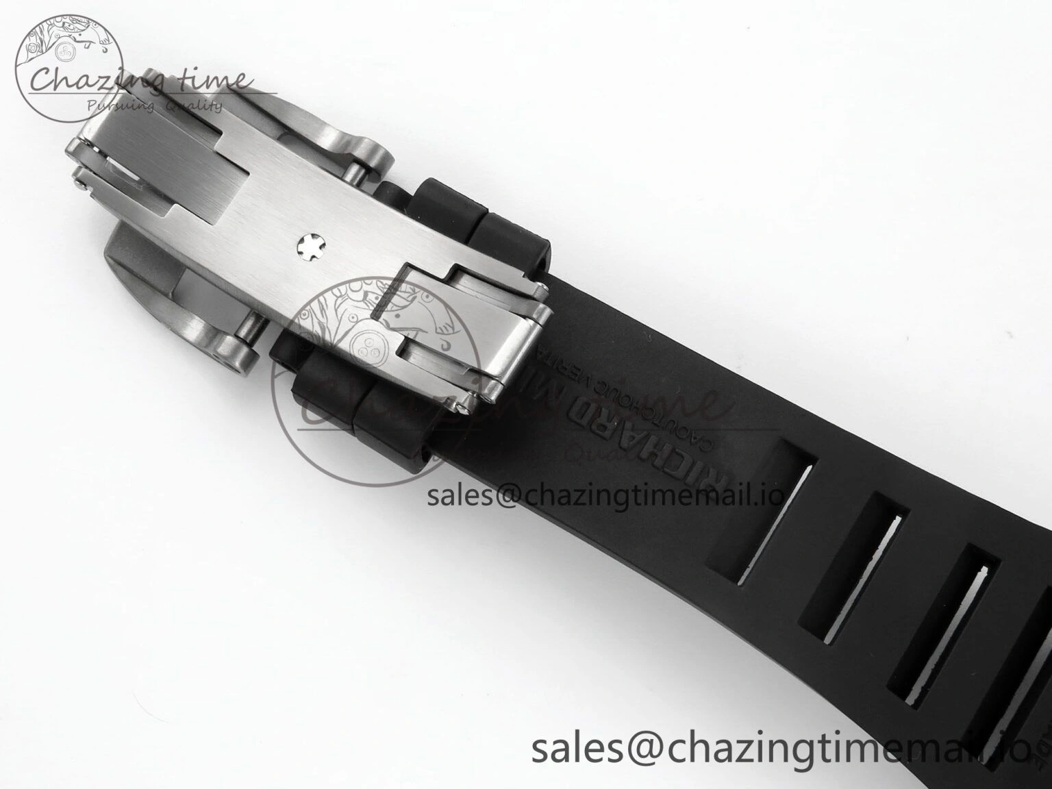 RM055 NTPT UOKF 1:1 Best Edition Blue Inner Bezel Black Crown on Black Rubber Strap RMUL2 Super Clone Versatile 9225