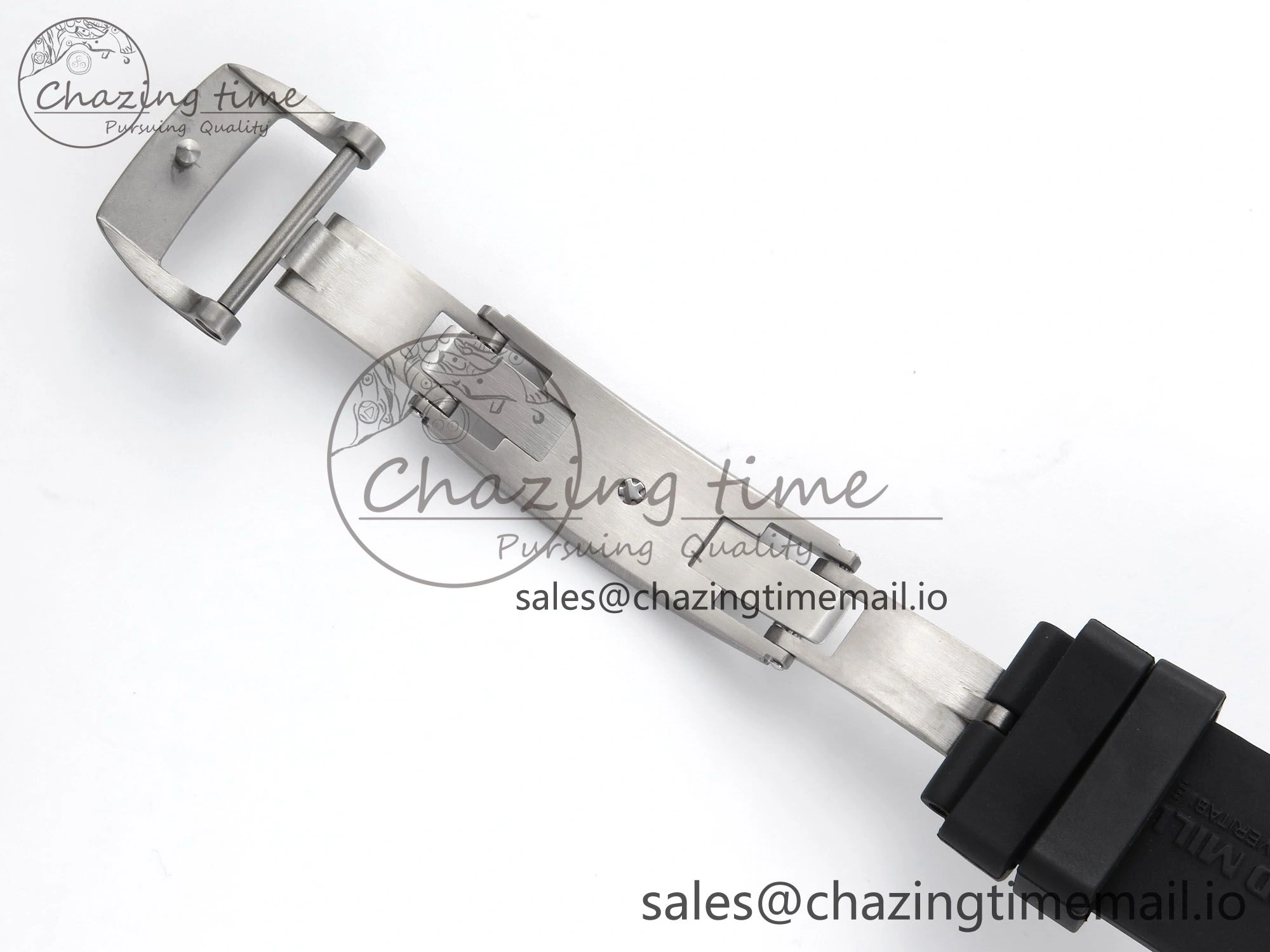 RM055 NTPT UOKF 1:1 Best Edition Blue Inner Bezel Black Crown on Black Rubber Strap RMUL2 Super Clone Versatile 9225