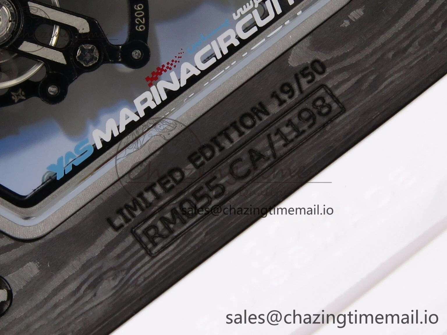 ZeroBulk RM055 NTPT YSF 1:1 Best Edition Blue Bezel Blue Crown on White Rubber Strap RMUL2 Super Clone 9247