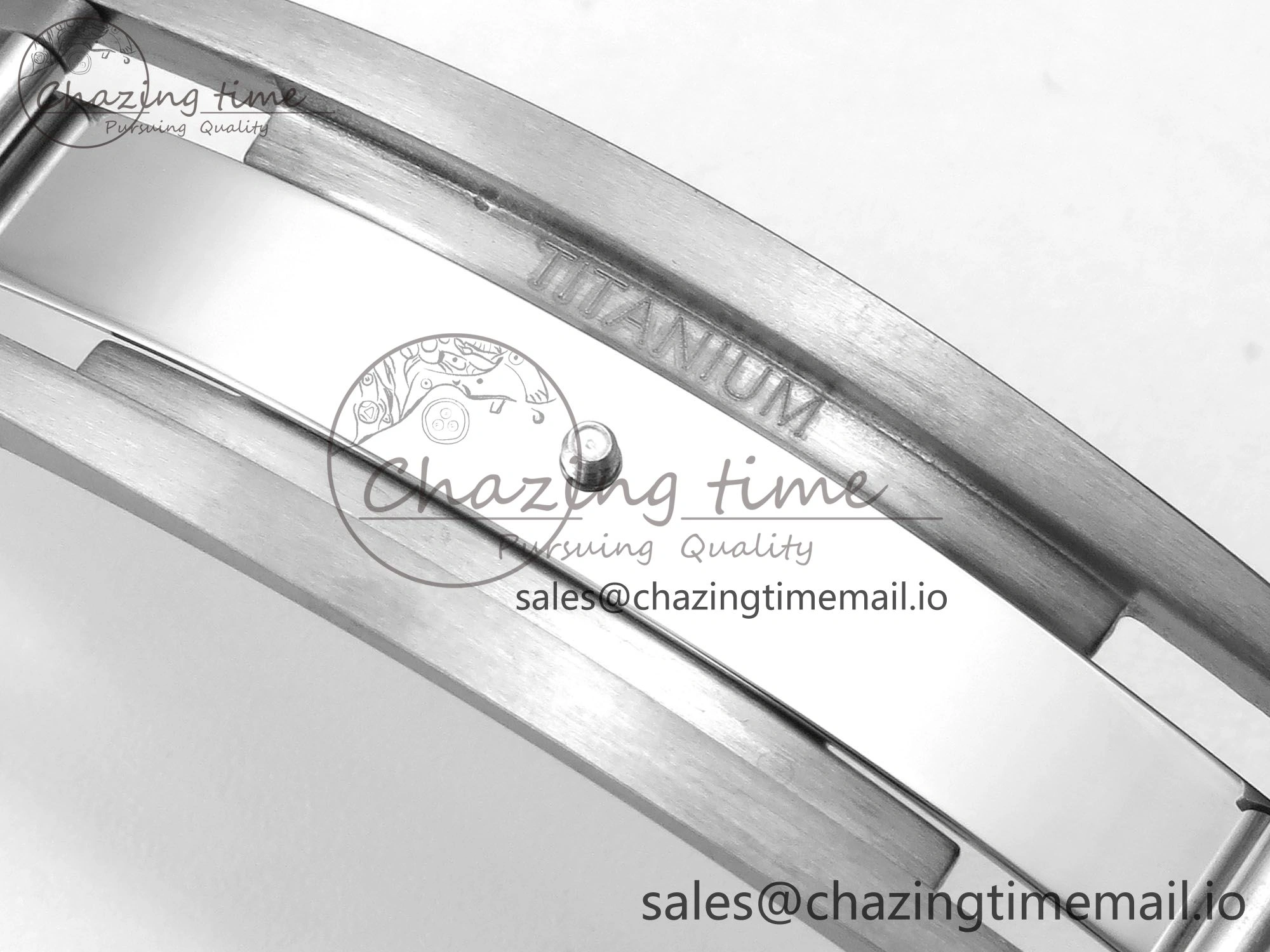 ZeroBulk RM055 NTPT YSF 1:1 Best Edition Blue Bezel Blue Crown on White Rubber Strap RMUL2 Super Clone 9247