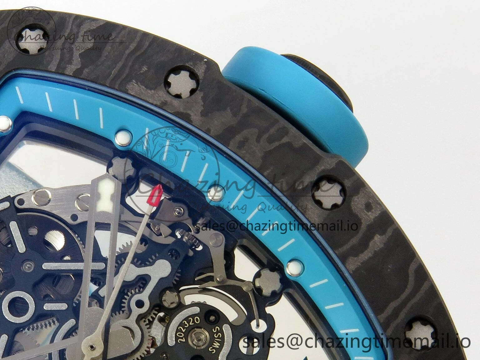 RM055 NTPT Yas Marina Circuit Edition MLF 1:1 Best Edition on Blue Rubber Strap RMUL2 Super Clone Versatile 9172