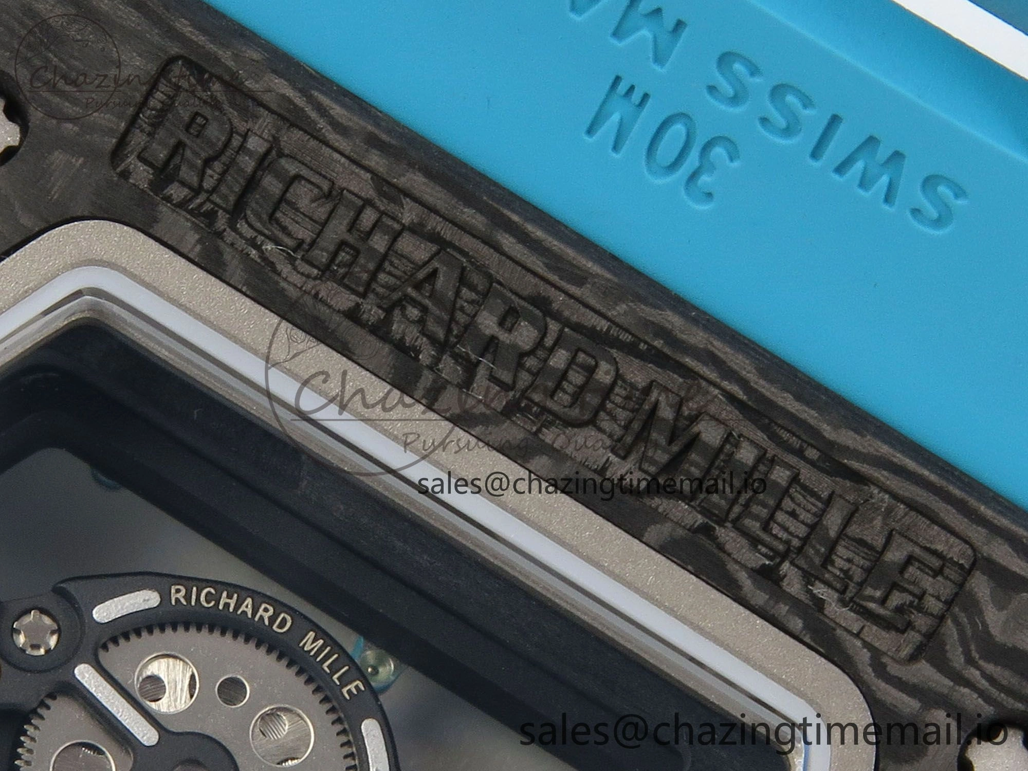 RM055 NTPT Yas Marina Circuit Edition MLF 1:1 Best Edition on Blue Rubber Strap RMUL2 Super Clone Versatile 9172