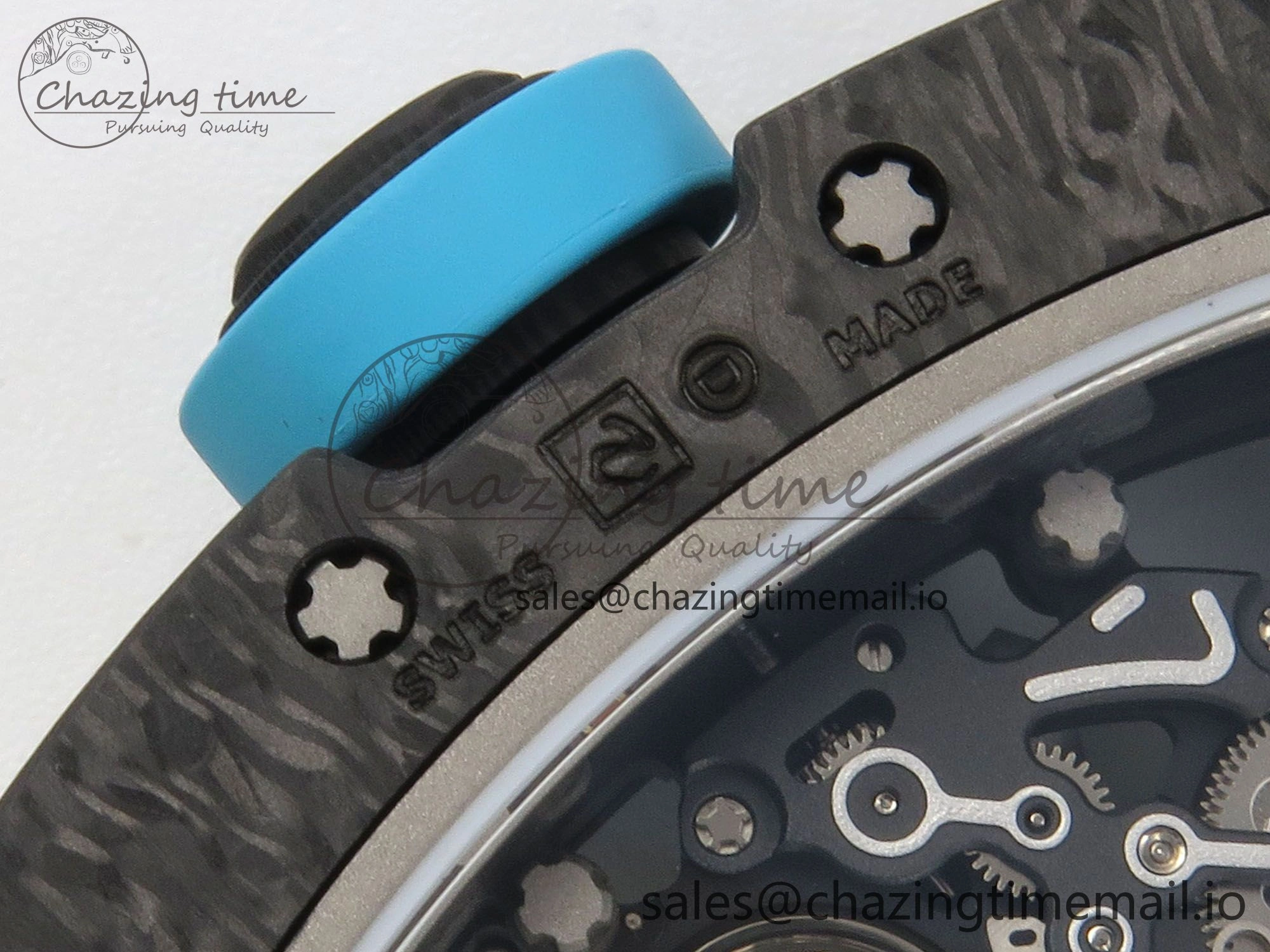 RM055 NTPT Yas Marina Circuit Edition MLF 1:1 Best Edition on Blue Rubber Strap RMUL2 Super Clone Versatile 9172