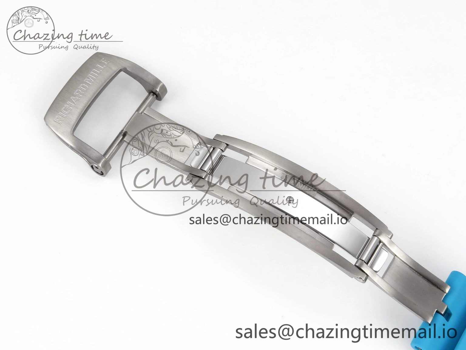 RM055 NTPT ZF 1:1 Best Edition Blue Bezel Blue Crown on Rubber Strap RMUL2 Super Clone Tailored 9278