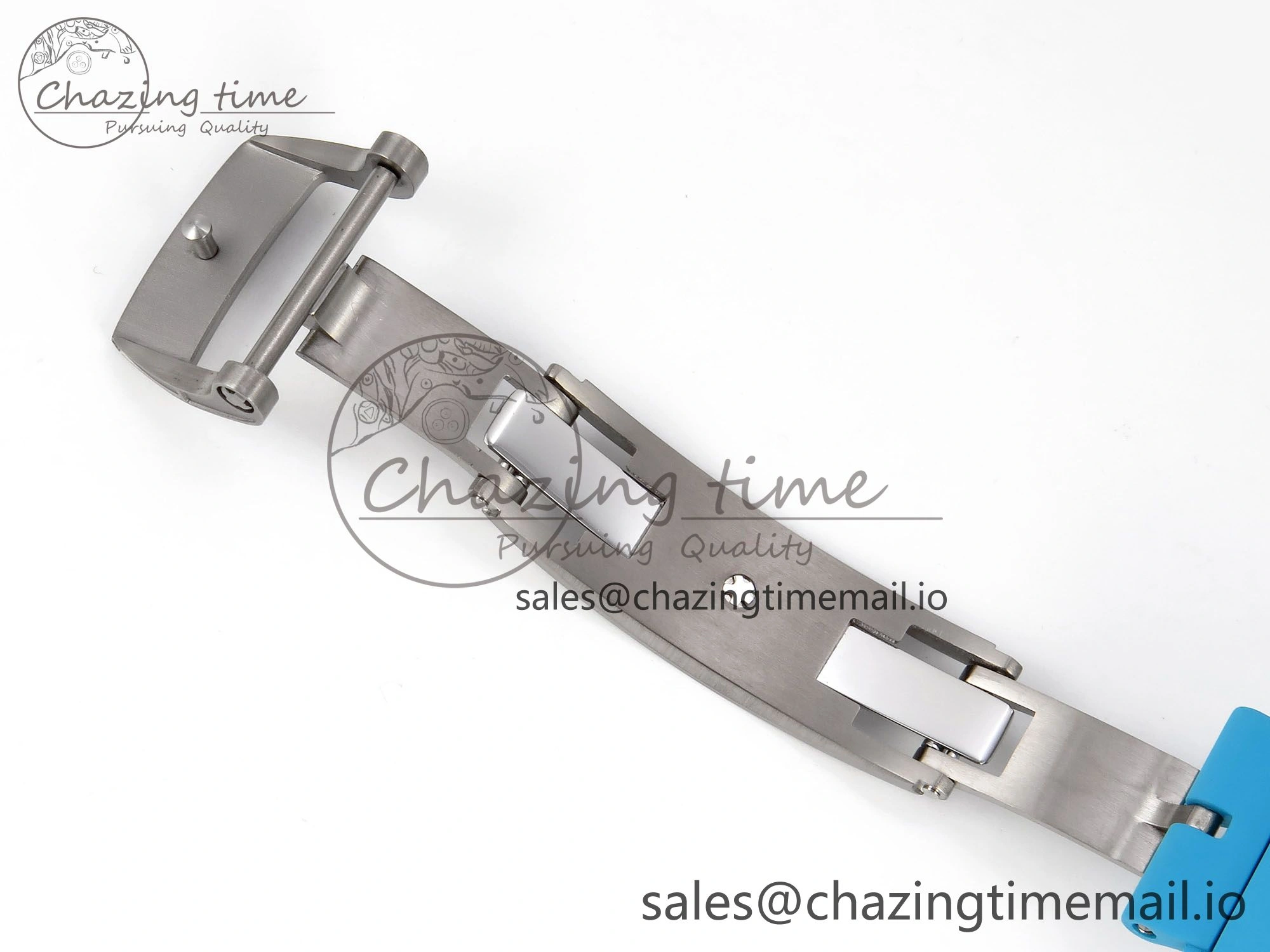 RM055 NTPT ZF 1:1 Best Edition Blue Bezel Blue Crown on Rubber Strap RMUL2 Super Clone Tailored 9278