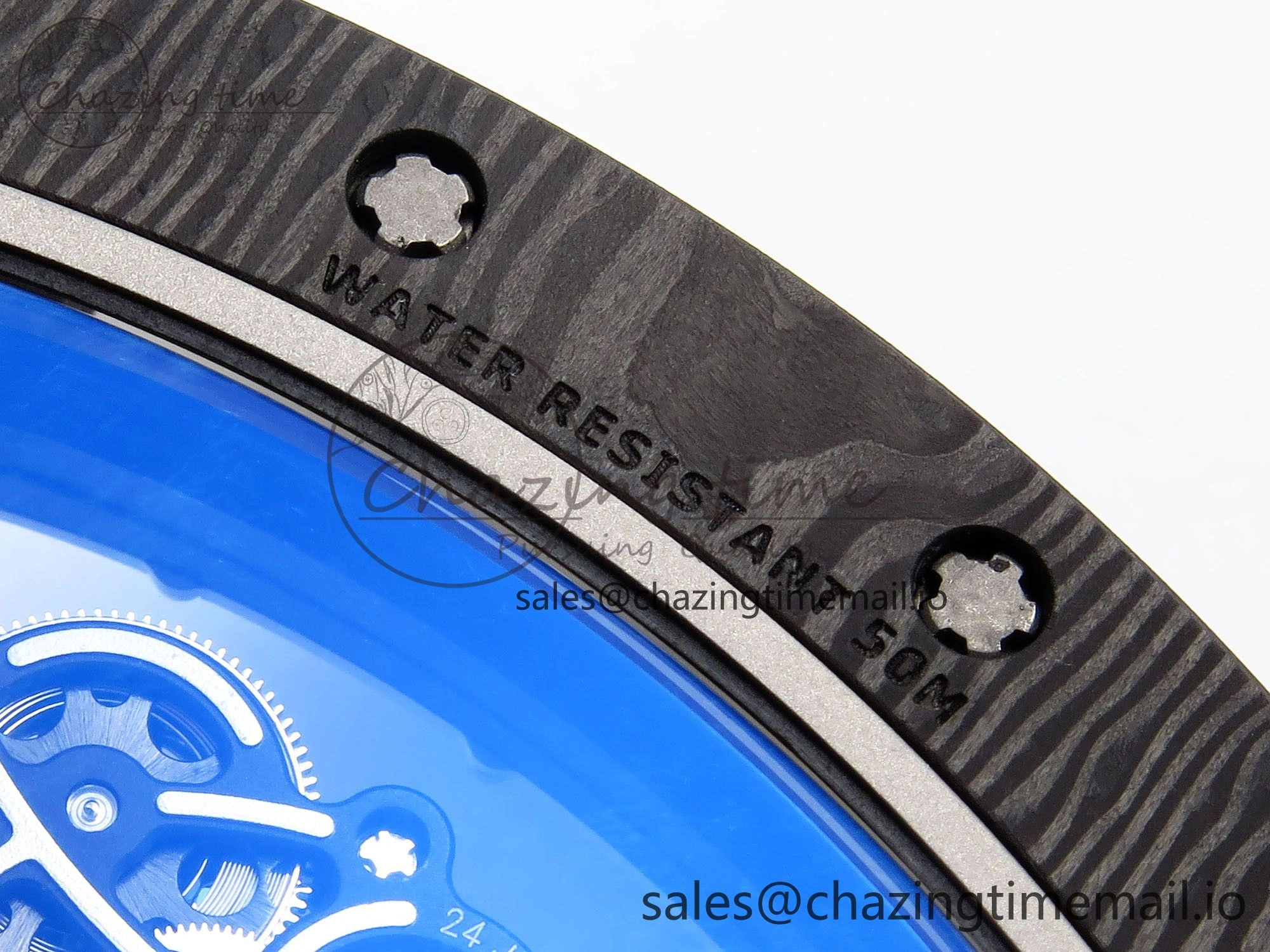 Classic RM055 NTPT ZF 1:1 Best Edition Gold Bezel Black Crown on Rubber Strap RMUL2 Super Clone 9273