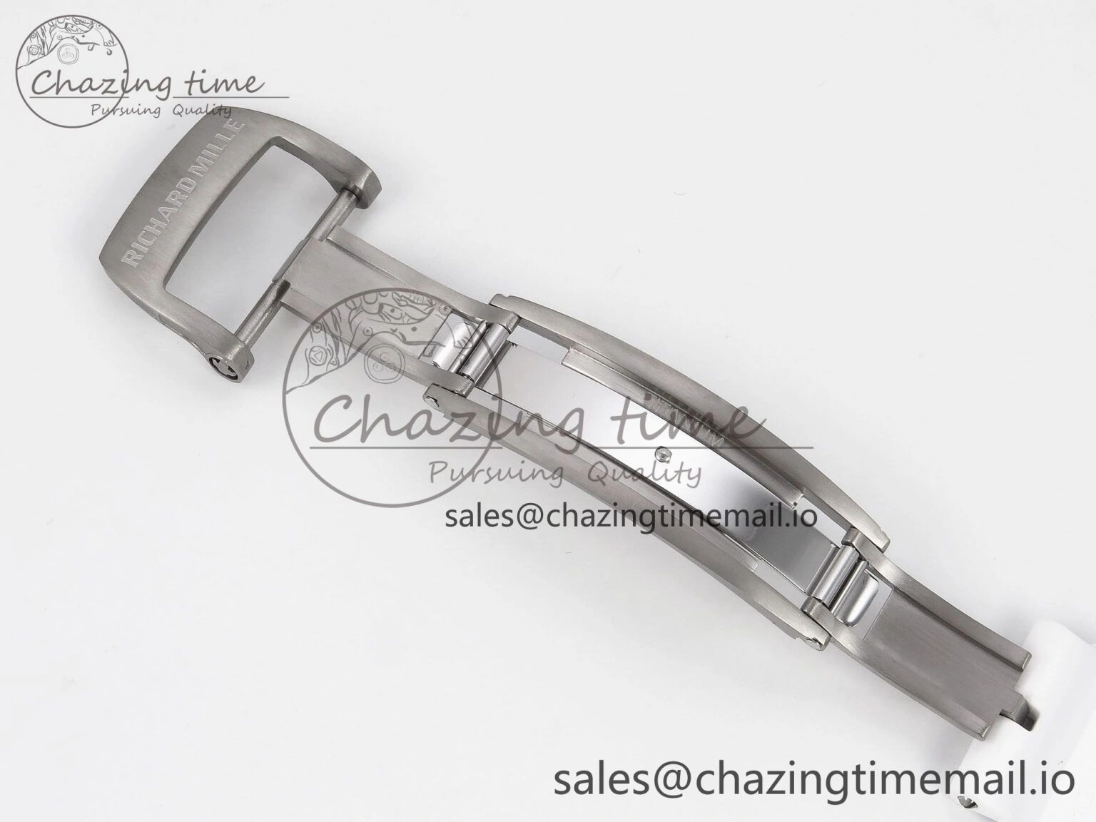 RM055 NTPT ZF 1:1 Best Edition White Bezel Red Crown on White Rubber Strap RMUL2 Super Clone Affordable 9269