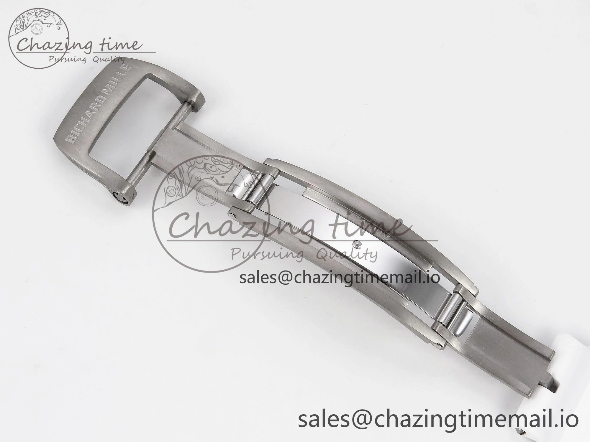 RM055 NTPT ZF 1:1 Best Edition White Bezel Red Crown on White Rubber Strap RMUL2 Super Clone Affordable 9269