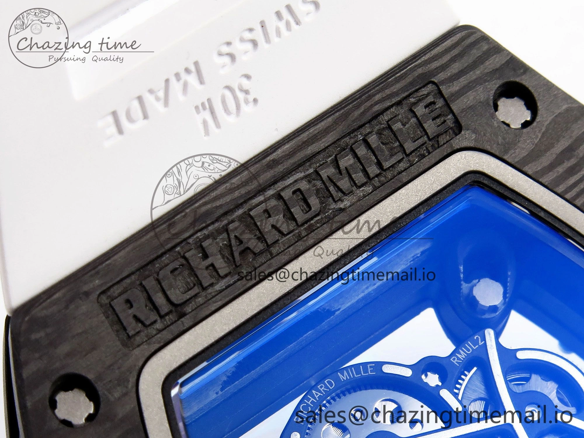 RM055 NTPT ZF 1:1 Best Edition White Bezel Red Crown on White Rubber Strap RMUL2 Super Clone Affordable 9269