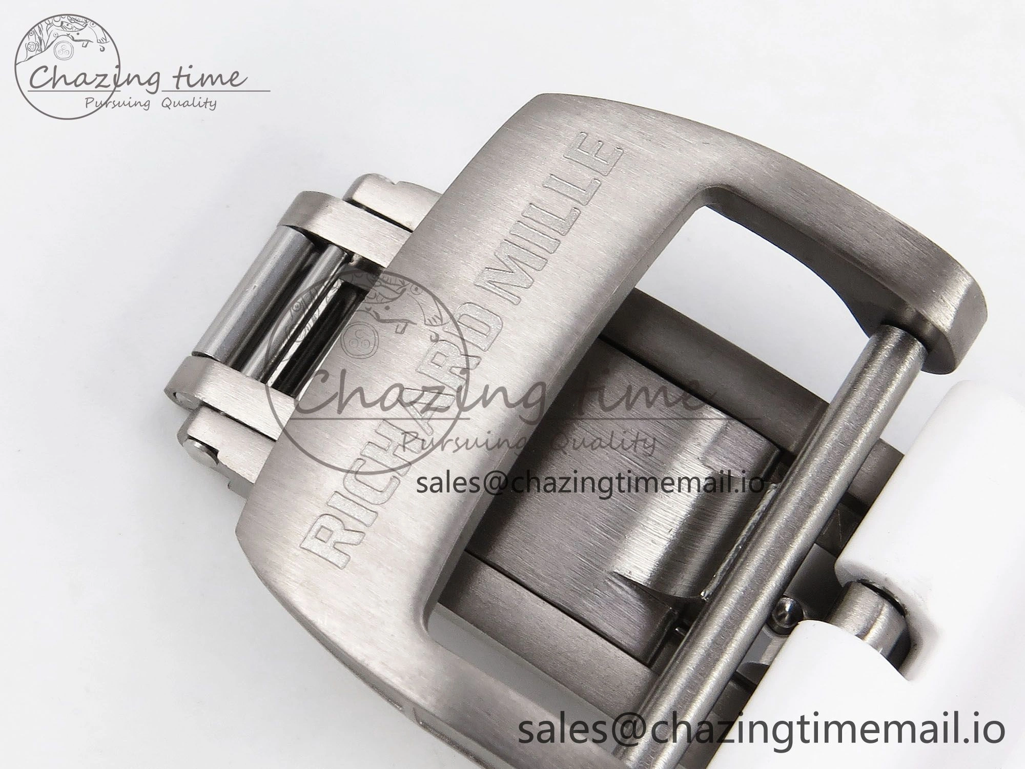 RM055 NTPT ZF 1:1 Best Edition White Bezel White Crown on Rubber Strap RMUL2 Super Clone Popular 9279