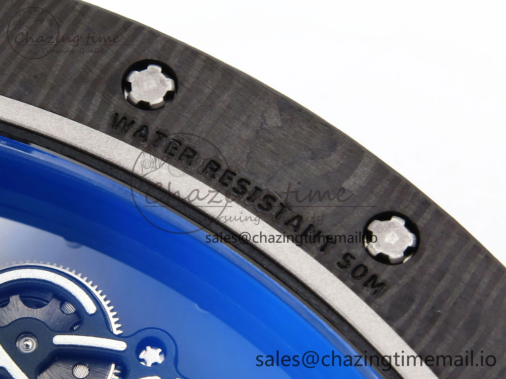 RM055 NTPT ZF 1:1 Best Edition White Bezel White Crown on Rubber Strap RMUL2 Super Clone Popular 9279