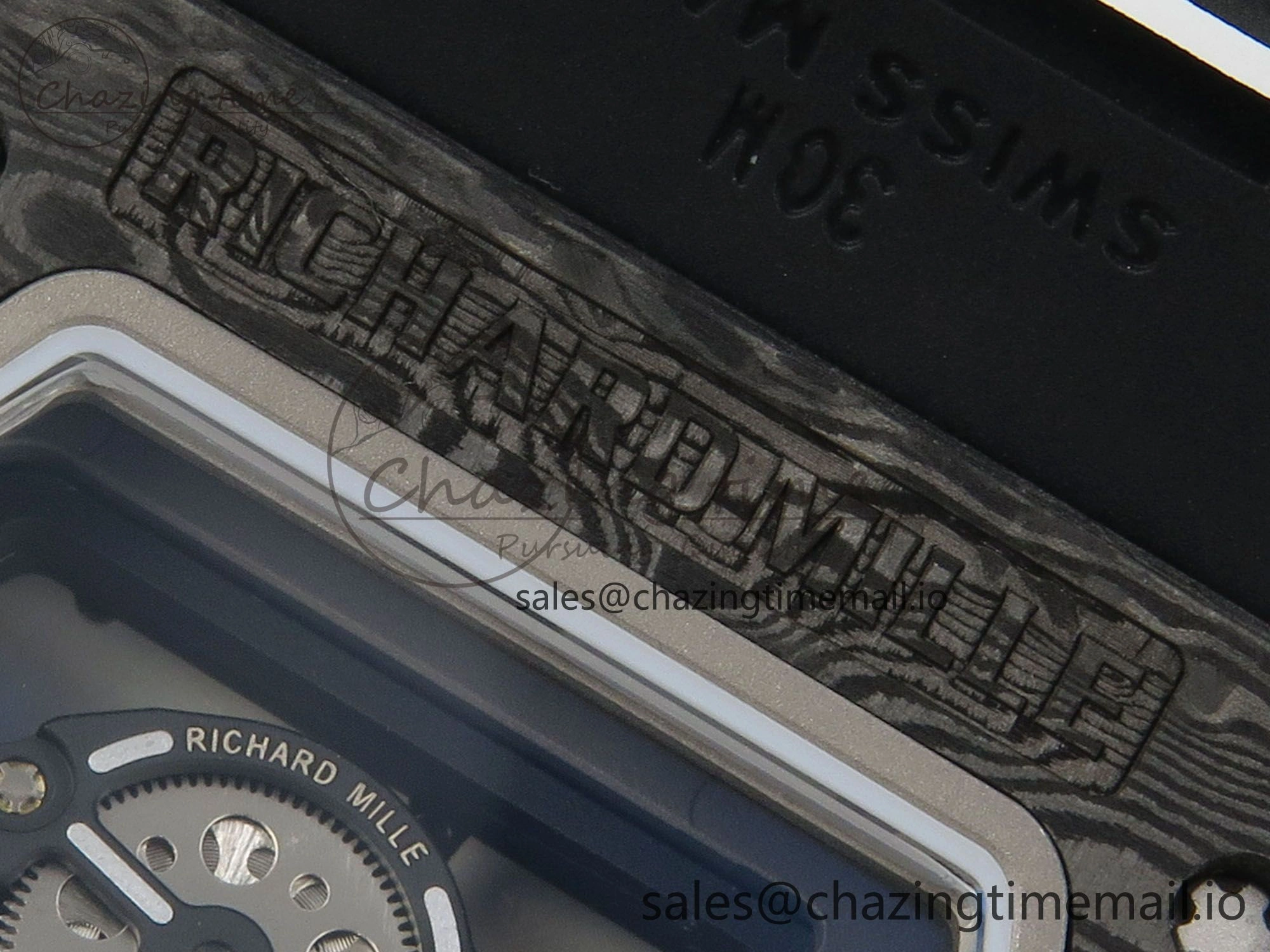 GoodFit RM055 NTPT Ti MLF 1:1 Best Edition Black Bezel Red Crown on Rubber Strap RMUL2 Super Clone 9171