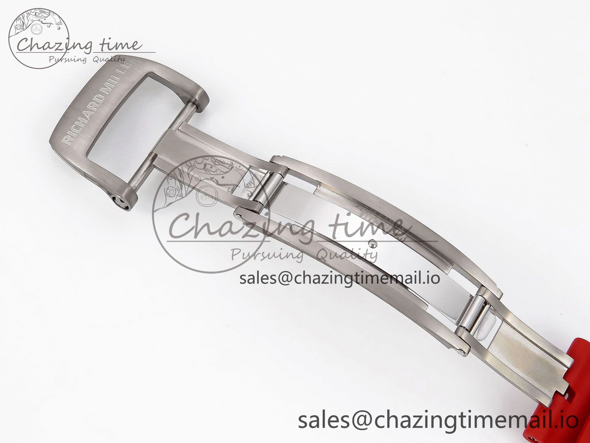 RM055 NTPT Ti ZF 1:1 Best Edition Black Bezel Black Crown on Rubber Strap RMUL2 Super Clone WrinkleFree 9277