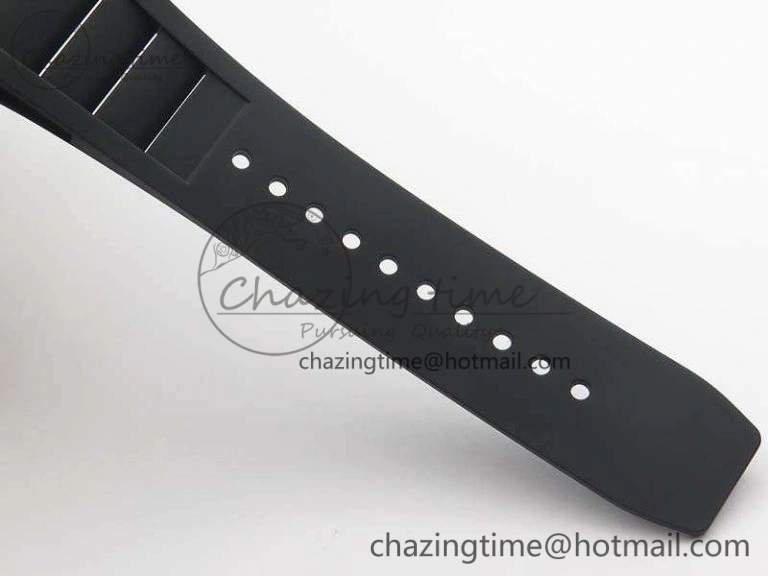 RM055 Real Ceramic Case KVF Best Edition Skeleton Dial RG Crown On Rubber Strap MIYOTA Efficient 9531