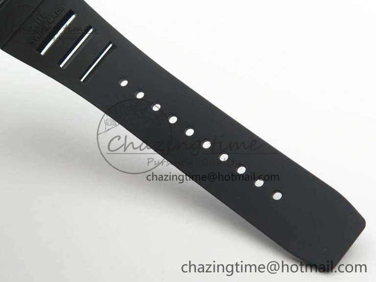 RM055 Real Ceramic Case KVF Best Edition Skeleton Dial RG Crown On Rubber Strap MIYOTA Efficient 9531