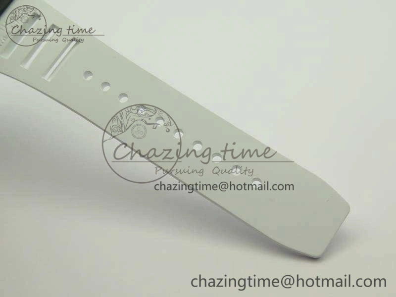 RM055 TI Case KVF Best Edition Carbon Bezel Skeleton Dial White Inner Bezel On Rubber Strap MIYOTA HighPerformance 9505
