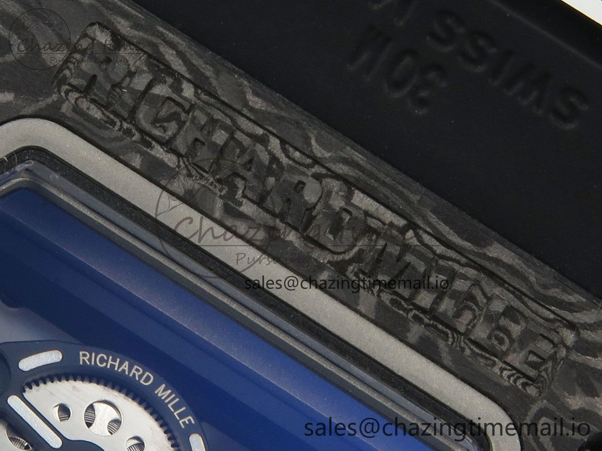 RM055 Ti NTPT KVF 1:1 Best Edition Black Red Inner Bezel Black Crown on Black Rubber Strap RMUL2 Super Clone OnTrend 9176