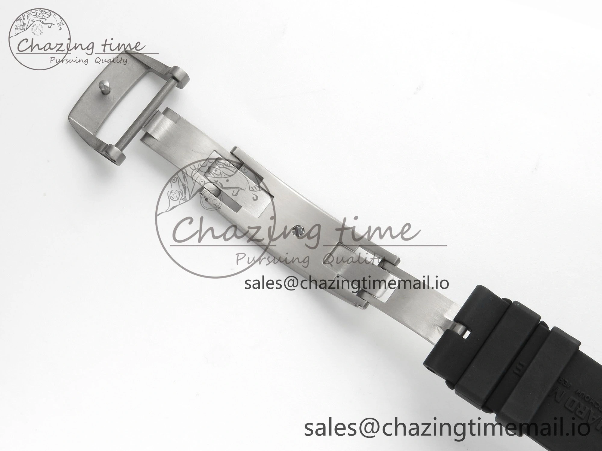 RM055 Ti NTPT KVF 1:1 Best Edition Black Red Inner Bezel Black Crown on Black Rubber Strap RMUL2 Super Clone OnTrend 9176