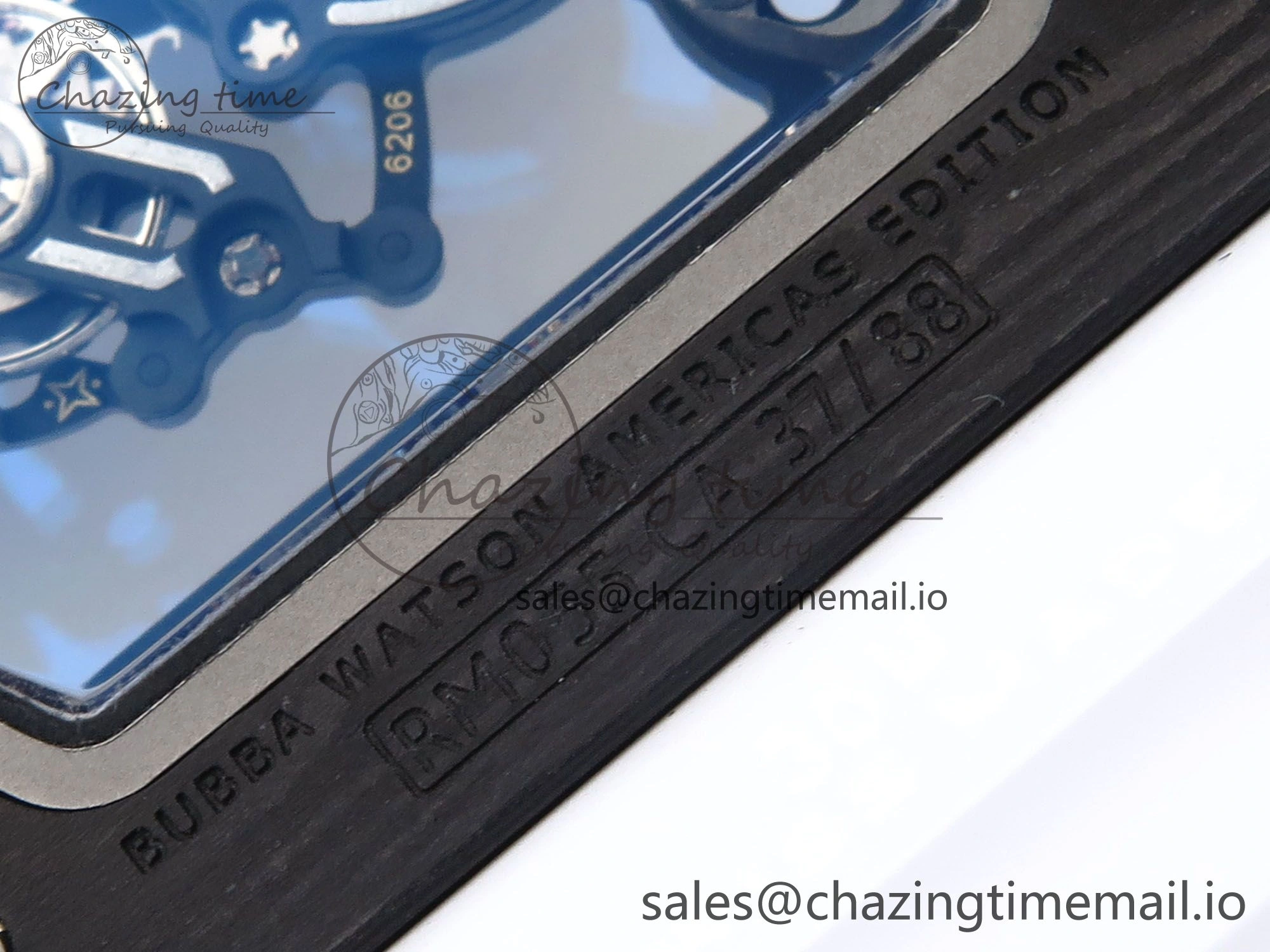 Casual RM055 Ti NTPT UOKF 1:1 Best Edition White Black Inner Bezel White Crown on White Rubber Strap RMUL2 Super Clone 9222