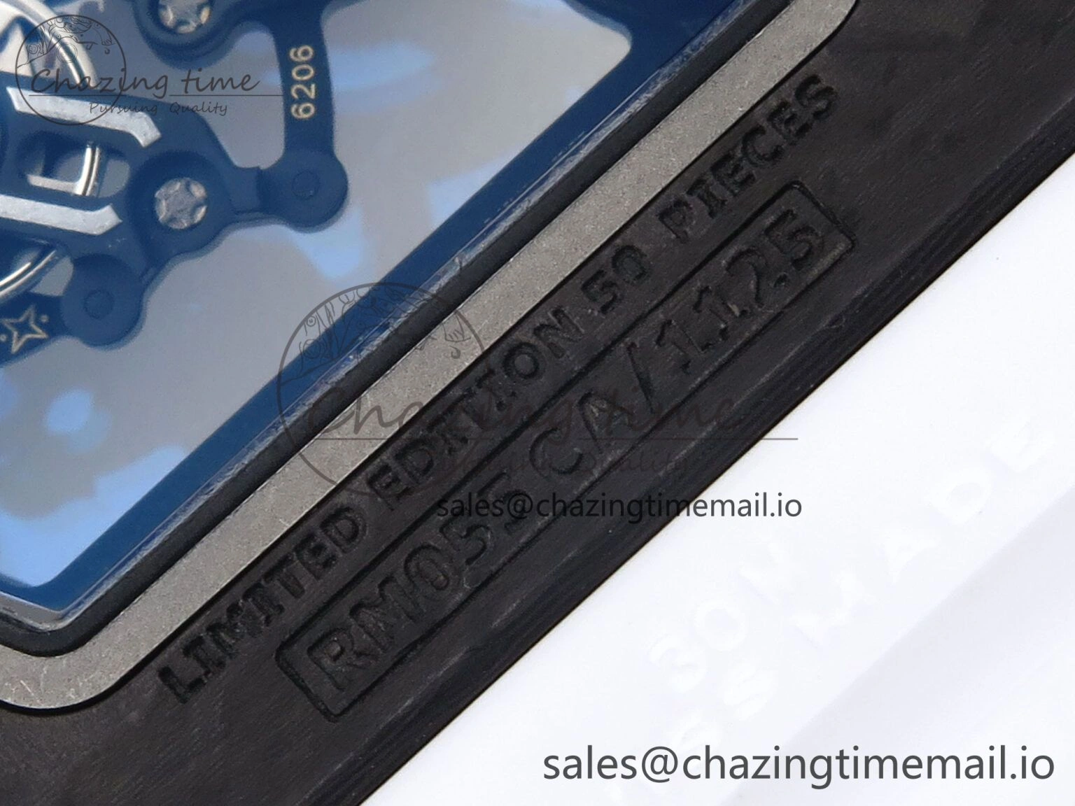 RM055 Ti NTPT UOKF 1:1 Best Edition White Red Inner Bezel White Crown on White Rubber Strap RMUL2 Super Clone Sleek 9227
