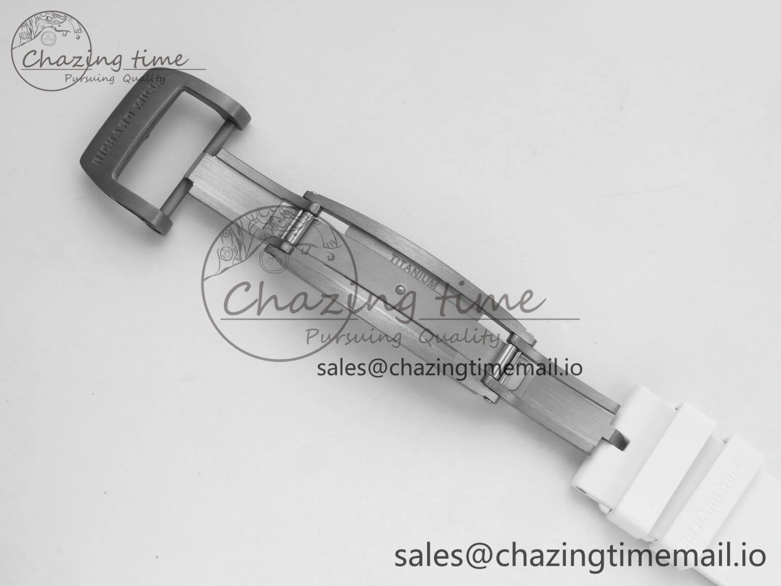 SmartChoice RM055 White Ceramic APSF 1:1 Best Edition Red Inner Bezel on White Rubber Strap RMUL2 Super Clone 9143